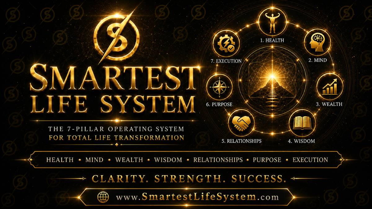 Smartest Life System premium social media launch poster